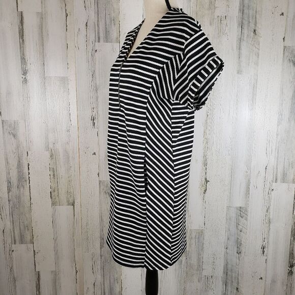 LongTallSally Zip Striped Dress Sz XS - Picture 4 of 8